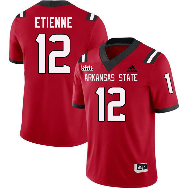 Websley Etienne Arkansas State Jersey,Arkansas State Red Wolves Football Uniforms,Jersey-Red